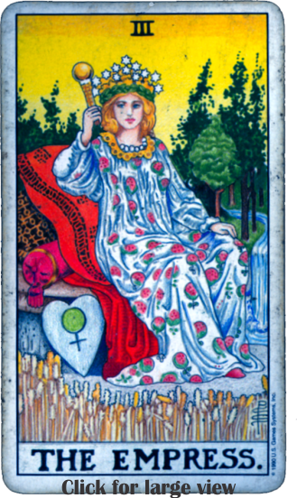 Empress Card from kThe Universalk Waite Tarot